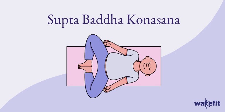 Bound Angle Yoga Pose Baddha Konasana Stock Vector (Royalty Free)  2364235881 | Shutterstock
