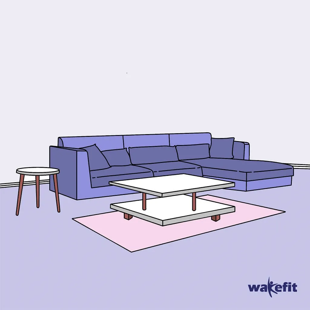 Wakefit L shape Sofa