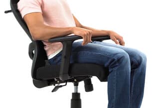 best sitting posture for back pain